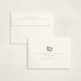 "Softly" - Memorial Cards in Wheat by Brandy Folse - FREE Recipient Addressing