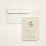 "Softly" - Memorial Cards in Wheat by Brandy Folse - Card with Envelope