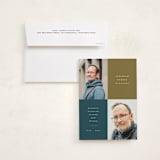 "Vibrant" - Memorial Cards in Olive by Kelly Watkins - Card with Envelope