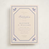 "Cherished Life" - Memorial Cards in Serene by letterfix - Front
