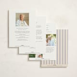 "Cherished Life" - Memorial Cards in Serene by letterfix - Back of Card Options