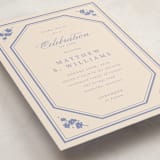 "Cherished Life" - Memorial Cards in Serene by letterfix - Detail