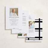"In remembrance" - Memorial Cards in Ink by Blustery August - Back of Card Options