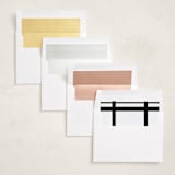 "In remembrance" - Memorial Cards in Ink by Blustery August - Envelope Liners