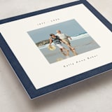 "Textured Watercolor" - Memorial Cards in Ocean by Adelyn T. - Detail
