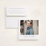 "Lasting Impression" - Memorial Cards in Peaceful White by Cindy Reynolds - Card with Envelope