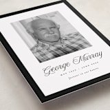 "Nouvelle" - Memorial Cards in Charcoal by Pati Cascino - Detail