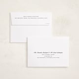 "Nouvelle" - Memorial Cards in Charcoal by Pati Cascino - FREE Recipient Addressing