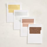 "slide" - Memorial Cards in Umber by Kamala Nahas - Envelope Liners