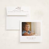 "slide" - Memorial Cards in Umber by Kamala Nahas - Card with Envelope