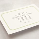 "Gramercy" - Memorial Cards in Pear by Megan Davis - Detail