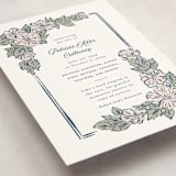 "Grateful Memories" - Memorial Cards in Navy by Olivia Raufman - Detail