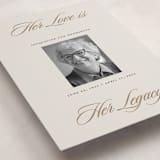 "Journey" - Memorial Cards in Buff by Carrie ONeal - Detail