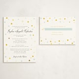 "Sweet And Solemn" - Mitzvah RSVP Cards in Spring by Up Up Creative - With Invitation