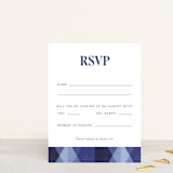 "Modern Star" - Mitzvah RSVP Cards in Cotton by Robert and Stella - Front