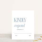 "modern classic" - Mitzvah RSVP Cards in Lagoon by Morgan Kendall - Front