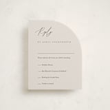 "Corner" - Mitzvah RSVP Cards in Midnight by Kelly Schmidt - Front