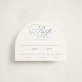 "Aristocratic" - Mitzvah RSVP Cards in Sky by Creo Study - Front