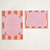 "Beech" - Mitzvah RSVP Cards in Cupcake by Blustery August - With Invitation