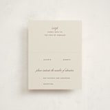 "Bocce" - Mitzvah RSVP Cards in Melon by Megan Davis - Front