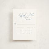 "Regency" - Mitzvah RSVP Cards in Provincial by Jenna Holcomb - Front
