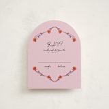 "Rose Crest" - Mitzvah RSVP Cards in Classic by mo kelley - Front
