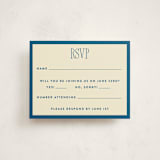 "Big Invite" - Mitzvah RSVP Cards in Pepper by Robert and Stella - Front