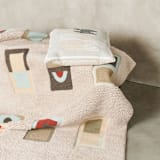 "Incense Hand Knotted Rug In New Zealand Merino" - Area Rugs in multicolor by Anjali Purohit