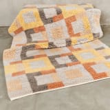 "Shale Hand Knotted Rug in New Zealand Merino" - Area Rugs in multicolor by Anjali Purohit