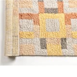 "Shale Hand Knotted Rug in New Zealand Merino" - Area Rugs in multicolor by Anjali Purohit