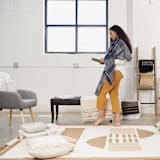 "Dyoon Handloom Rug" - Area Rugs in beige by Anjali Purohit