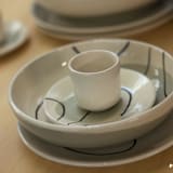 "DESSERT PLATE GRAY" - Serving Accessories in gray by Jana Mistrik