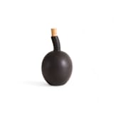 "Handcrafted Stoneware Olive Oil Dispenser - Zitouna 34 oz" - Serving Accessories in black by Powered By People