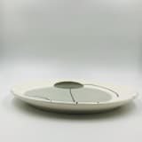 "DESSERT PLATE OLIVE GREEN" - Serving Accessories in green by Jana Mistrik
