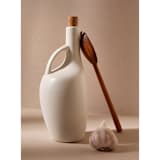 "Olive Oil Bottle Canard" - Serving Accessories in white by Powered By People