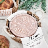 "Bread Warmer & Basket - Plant Round" - Serving Accessories in natural by KORISSA