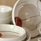 "DESSERT PLATE TERRA SIENNA" - Serving Accessories in red by Jana Mistrik