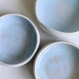 "Lagoon Crater Bowl" - Serving Bowls in white by Cloude Made