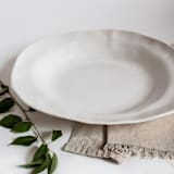 "Piatra Serving Bowl" - Serving Bowls in white by Handmade Studio TN