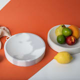"Centerpiece Bowl: Grey & White" - Serving Bowls in white by Pretti.Cool