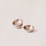 "Luxe Kansa Dip Bowl Set - Set of 4" - Serving Bowls in bronze by Powered By People