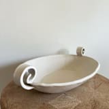 "Nautilus Bowl" - Serving Bowls in white by Sidney Field