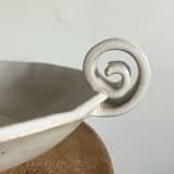 "Nautilus Bowl" - Serving Bowls in white by Sidney Field