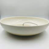 "LARGE GREIGE BOWL" - Serving Bowls in beige by Jana Mistrik