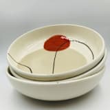 "SMALL BOWL TERRE SIENNA" - Serving Bowls in red by Jana Mistrik