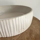 "Ribbed Serving Bowl - Large" - Serving Bowls in white by Sidney Field