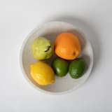 "Centerpiece Bowl: White Terrazzo" - Serving Bowls in beige by Pretti.Cool