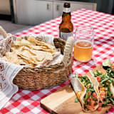 "Handmade Bread Warmer & Wicker Basket - Bird Round" - Serving Bowls in natural by KORISSA