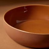 "Shallow Stoneware Serving Bowl" - Serving Bowls in brown by Powered By People