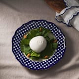 "Beatrix 10.5'' Dinner Plate Set of 4" - Plates in blue by Maison Madison
